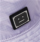 ACNE STUDIOS - Logo-Appliquéd Ripstop Bucket Hat - Purple