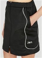 Mirage Track Skirt in Black