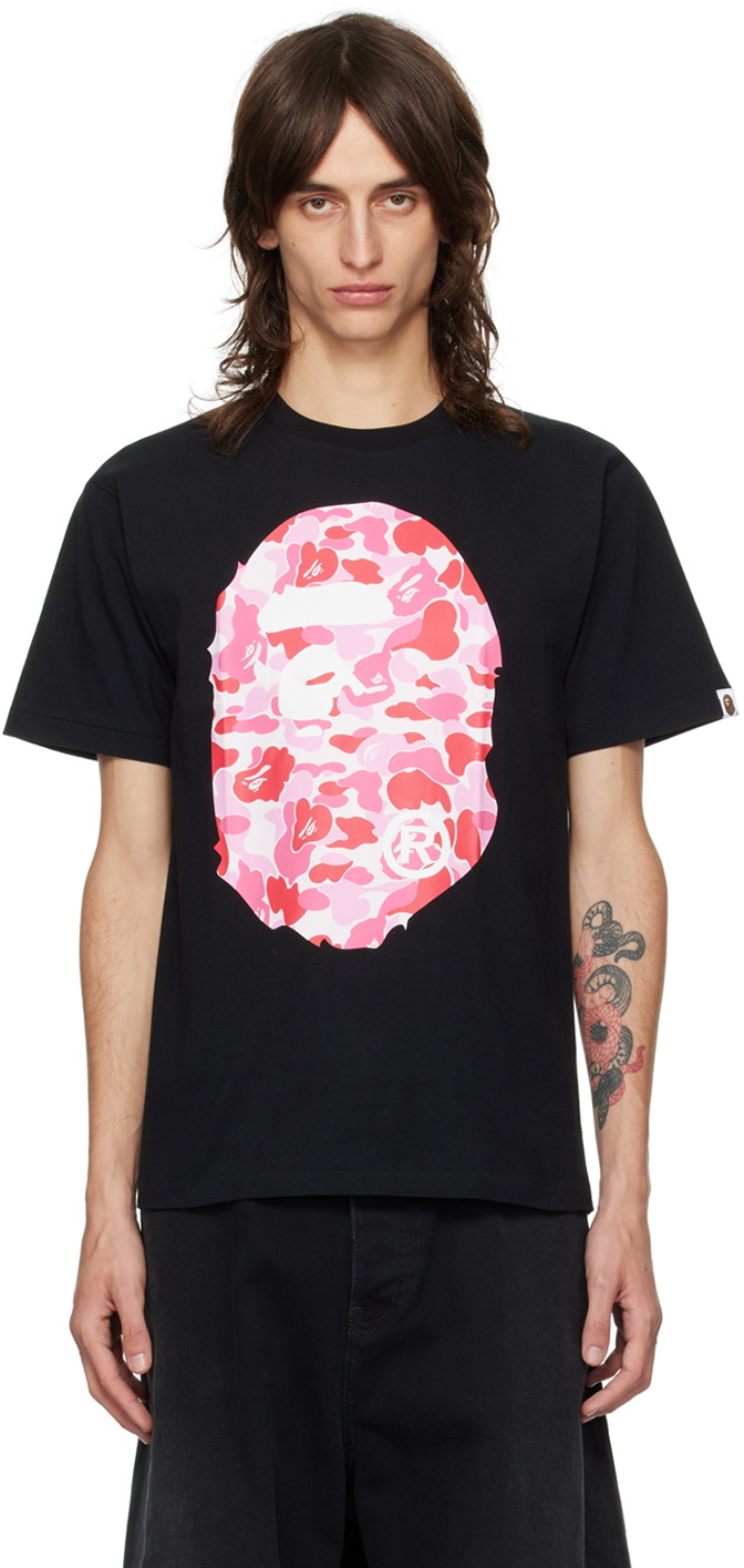 Bape Pink Camo Ape outlet Tee