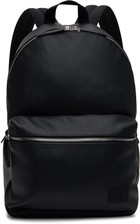 Hugo Black Perforated Faux Leather Backpack
