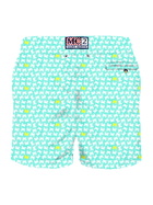 MC2 Saint Barth Man Light Fabric Swim Shorts With Crabs Print