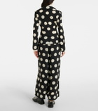 Junya Watanabe Polka-dot wide-leg pants