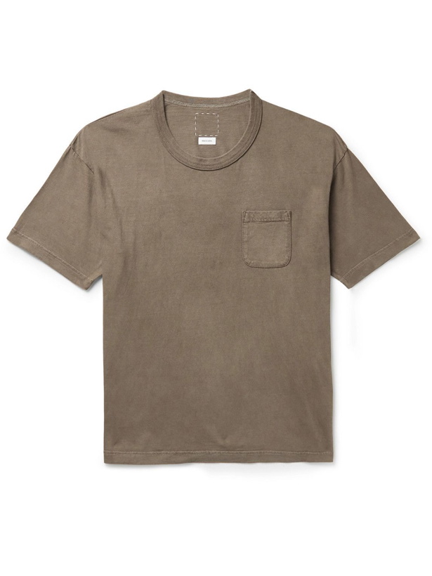Photo: Visvim - Jumbo Cotton-Jersey T-Shirt - Brown