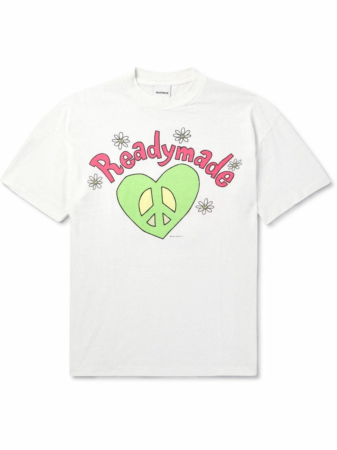 READYMADE - This Is My Printed Cotton-Jersey T-Shirt - White