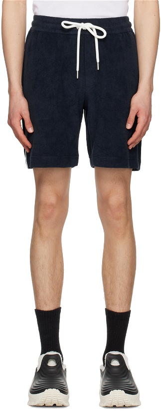 Photo: Moncler Navy Drawstring Shorts