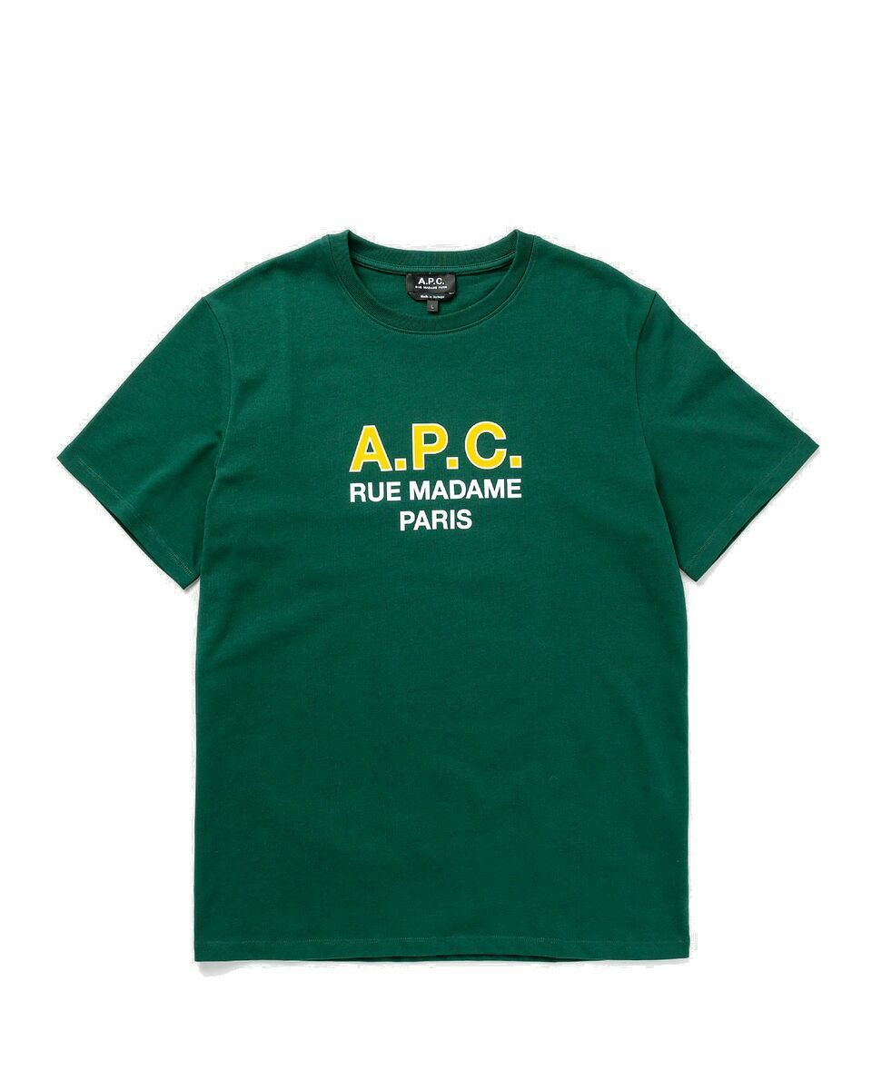 Photo: A.P.C. T Shirt Apc Madame H Green - Mens - Shortsleeves