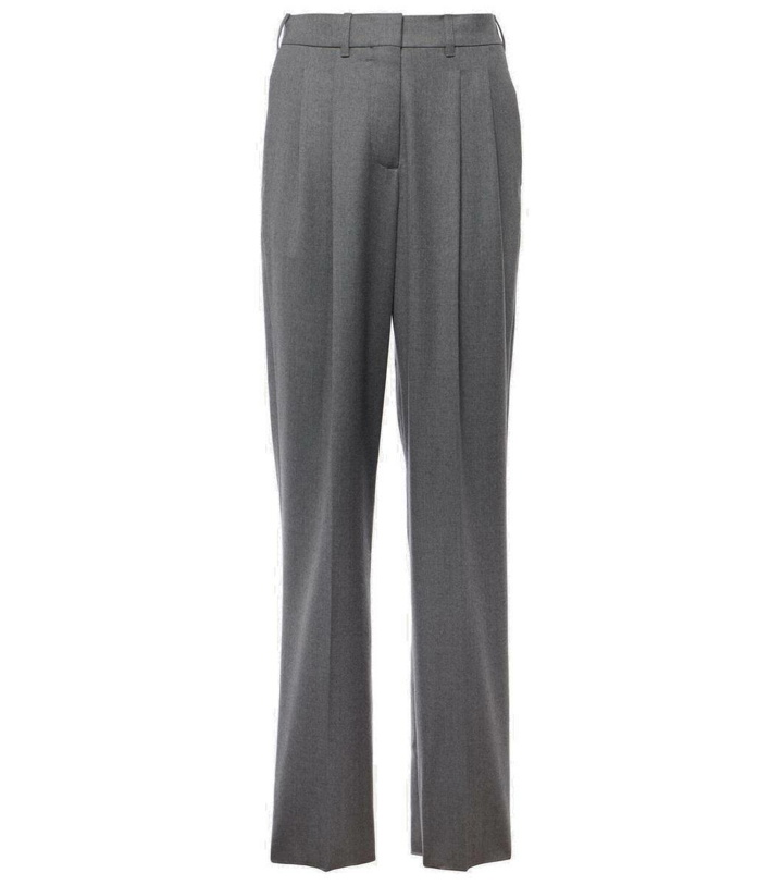 Photo: Stella McCartney Wool flannel straight pants