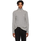 Loewe Black and White Sailor Stripe Turtleneck