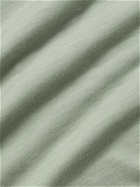VEILANCE - Frame Shell-Trimmed Wool-Blend Polo Shirt - Gray