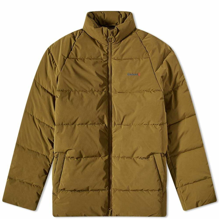 Photo: Barbour Men's Weir Baffle Quilt Jacket in North Green