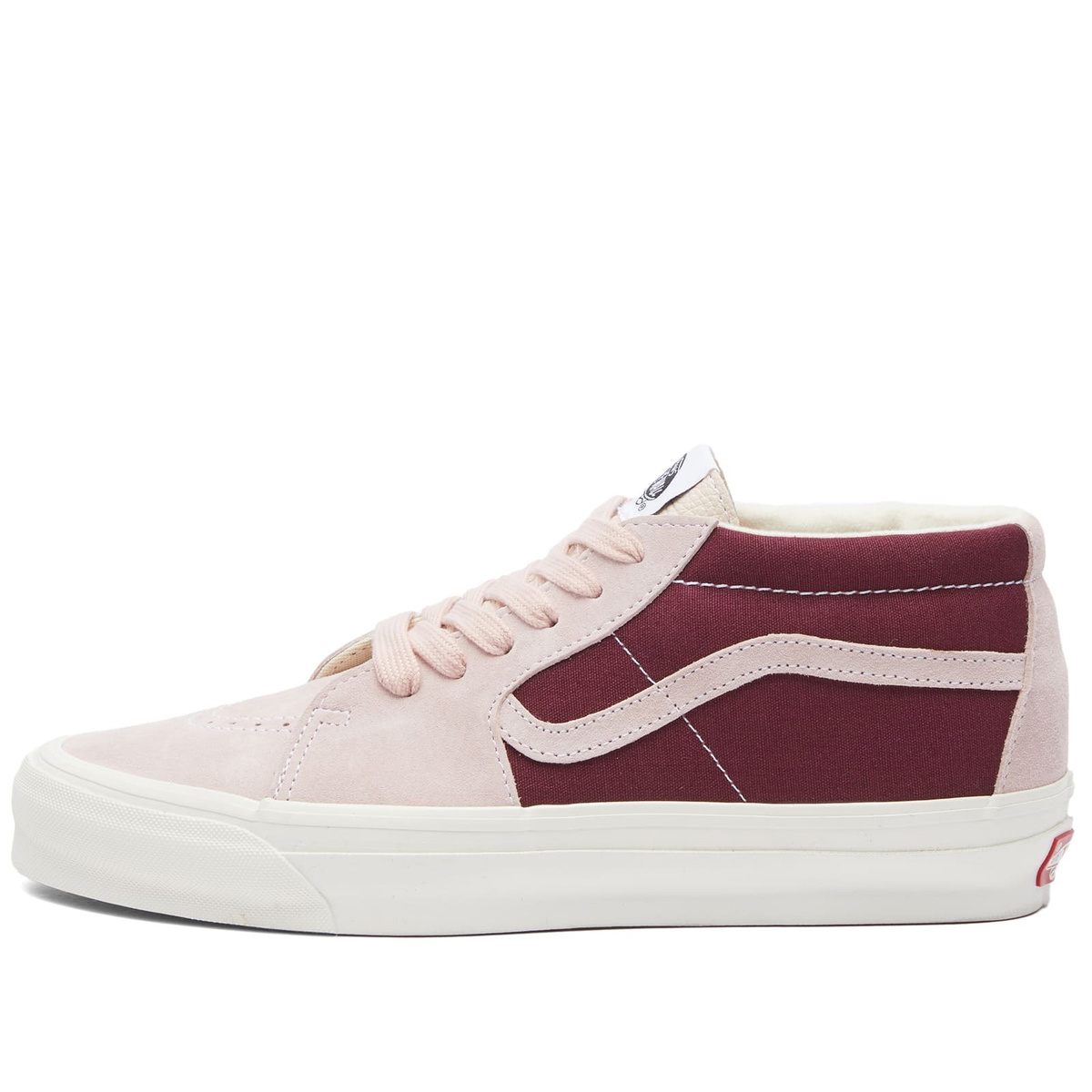 靴 Vans Vault UA OG SK8-Mid LX Vans Vault Men's UA OG SK8-Mid LX Sneakers in Suede/Canvas Black