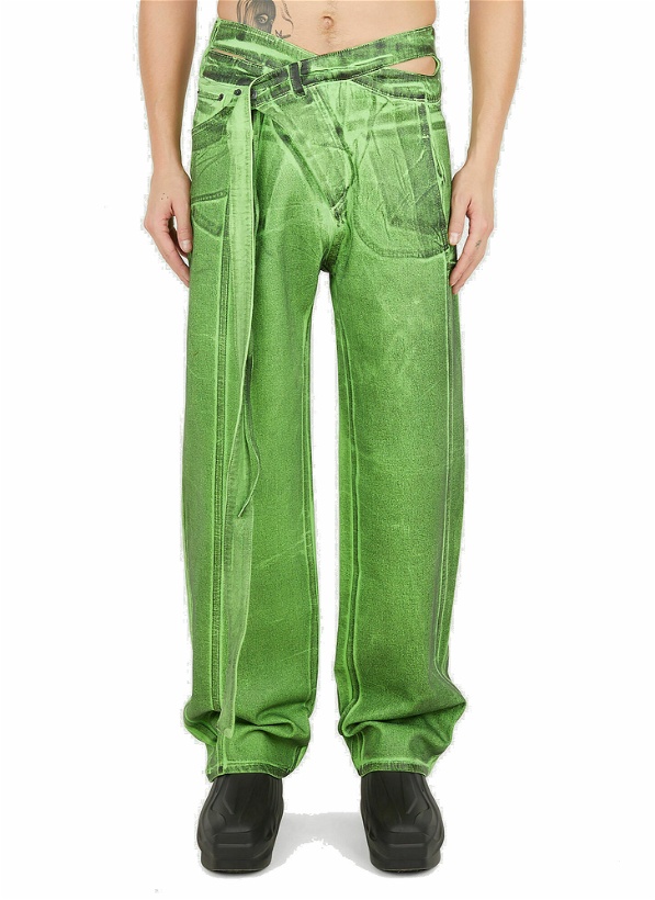 Photo: Wrap Jeans in Green