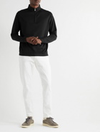 Peter Millar - Crown Cotton and Modal-Blend Half-Zip Sweatshirt - Black