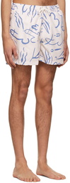 Carne Bollente SSENSE Exclusive White Swim Shorts