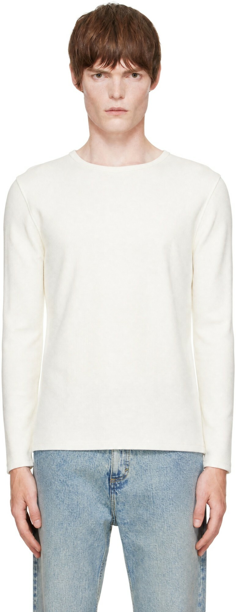 Second/Layer White Dias Cortez Long Sleeve T-Shirt Second/Layer