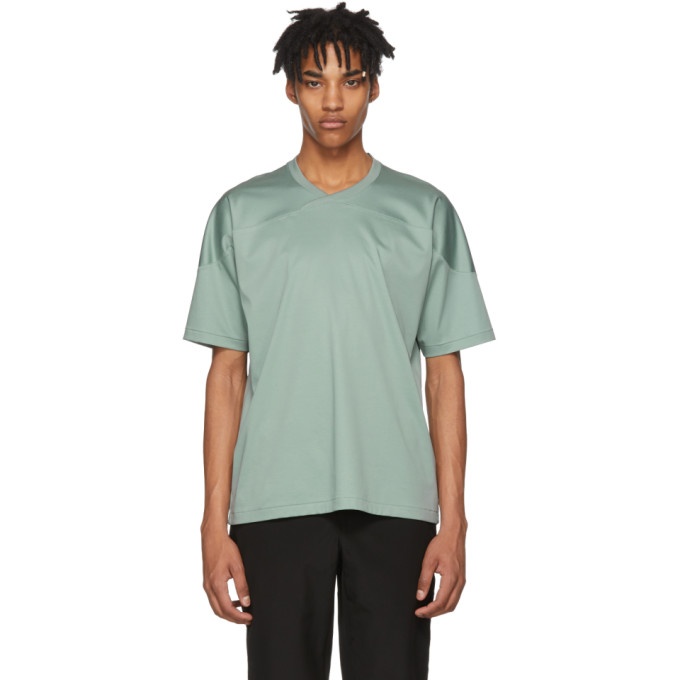 Photo: Mackintosh 0002 Green Panelled T-Shirt