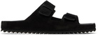 Officine Creative Black Agorà 010 Sandals