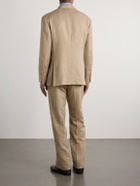 Ralph Lauren Purple label - Double-Breasted Linen, Cotton and Silk-Blend Suit Jacket - Neutrals