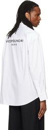 WOOYOUNGMI White Logo Hardware Shirt