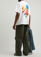 Wooyoungmi Logo Printed Cotton T-shirt White