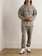 FEAR OF GOD ESSENTIALS - Logo-Appliquéd Cotton-Blend Jersey Sweatpants - Gray