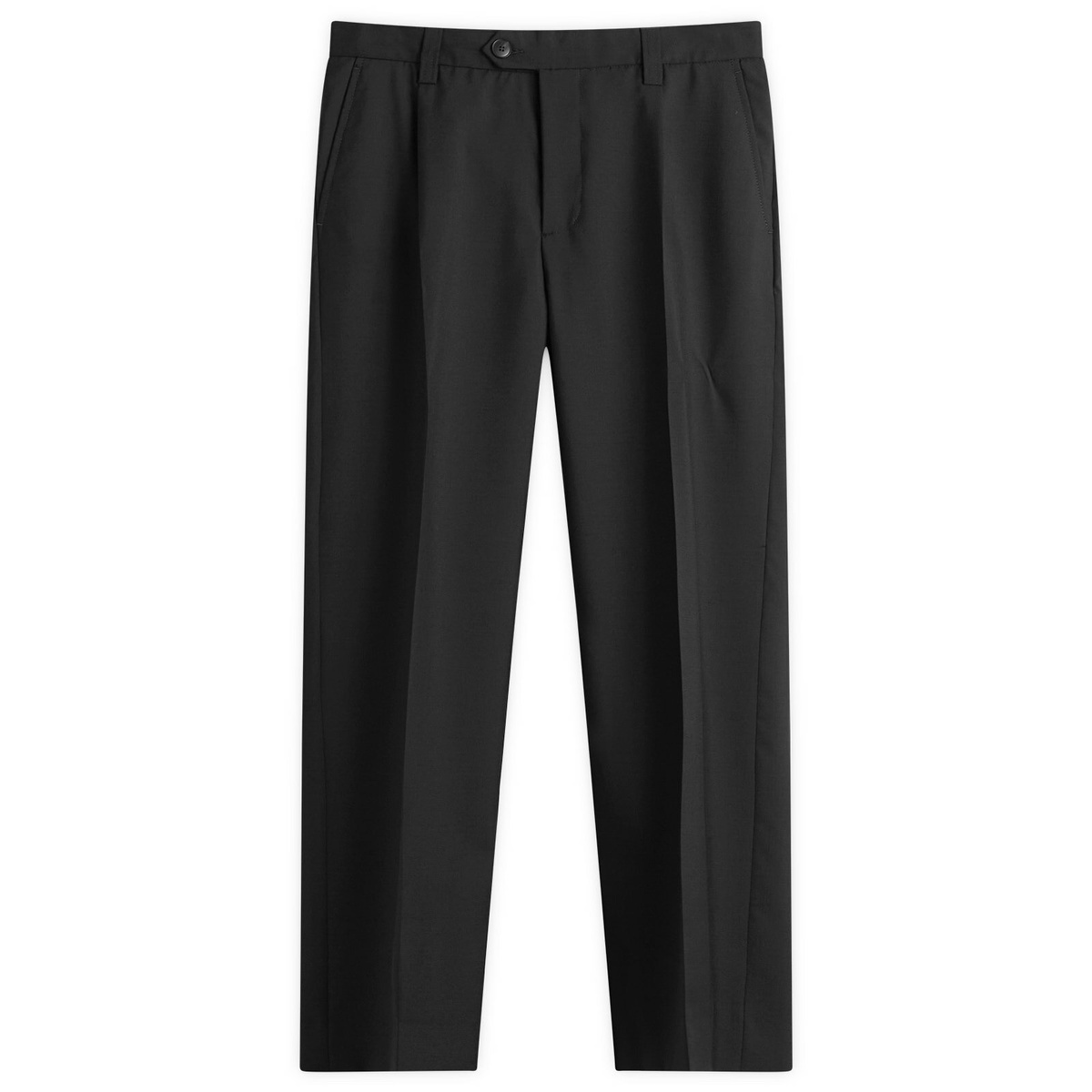 mfpen Men's Tropical Wool Service Trousers in Black