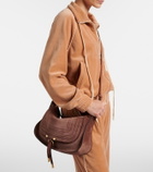 Chloé Marcie Small suede shoulder bag