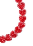 Crystal Haze Jelly Heart 18kt Gold-plated Necklace - Red - One Size