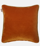 Etro Pegaso velvet cushion