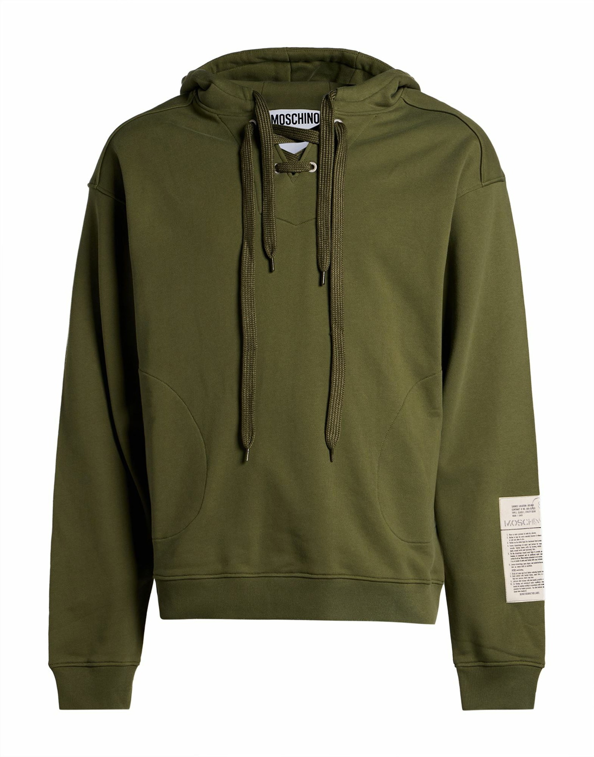 Moschino Mens Sweatshirt Military in Green