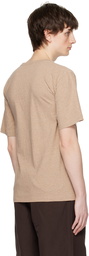 AURALEE Beige Hard Twist T-Shirt