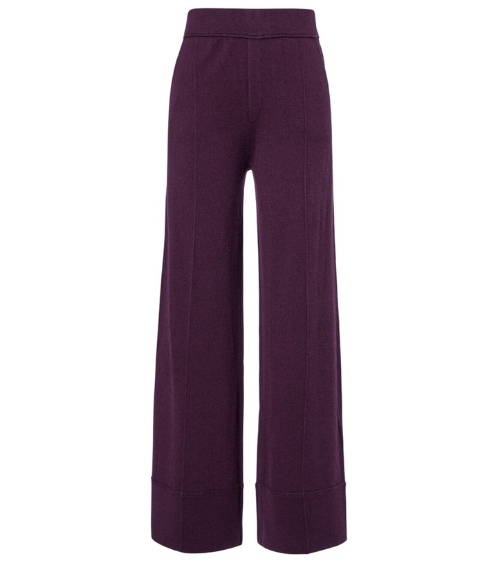 Photo: Jardin des Orangers Wool and cashmere wide-leg pants
