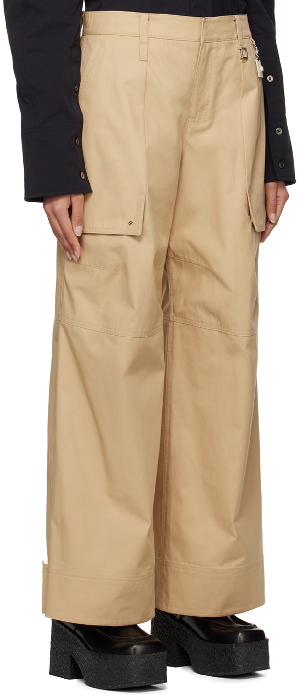 Wooyoungmi Beige Paneled Trousers