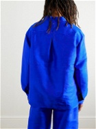 AIREI - Khadi Silk Shirt - Blue
