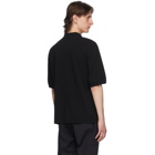 Maison Kitsune Black ACIDE Fox Patch Polo