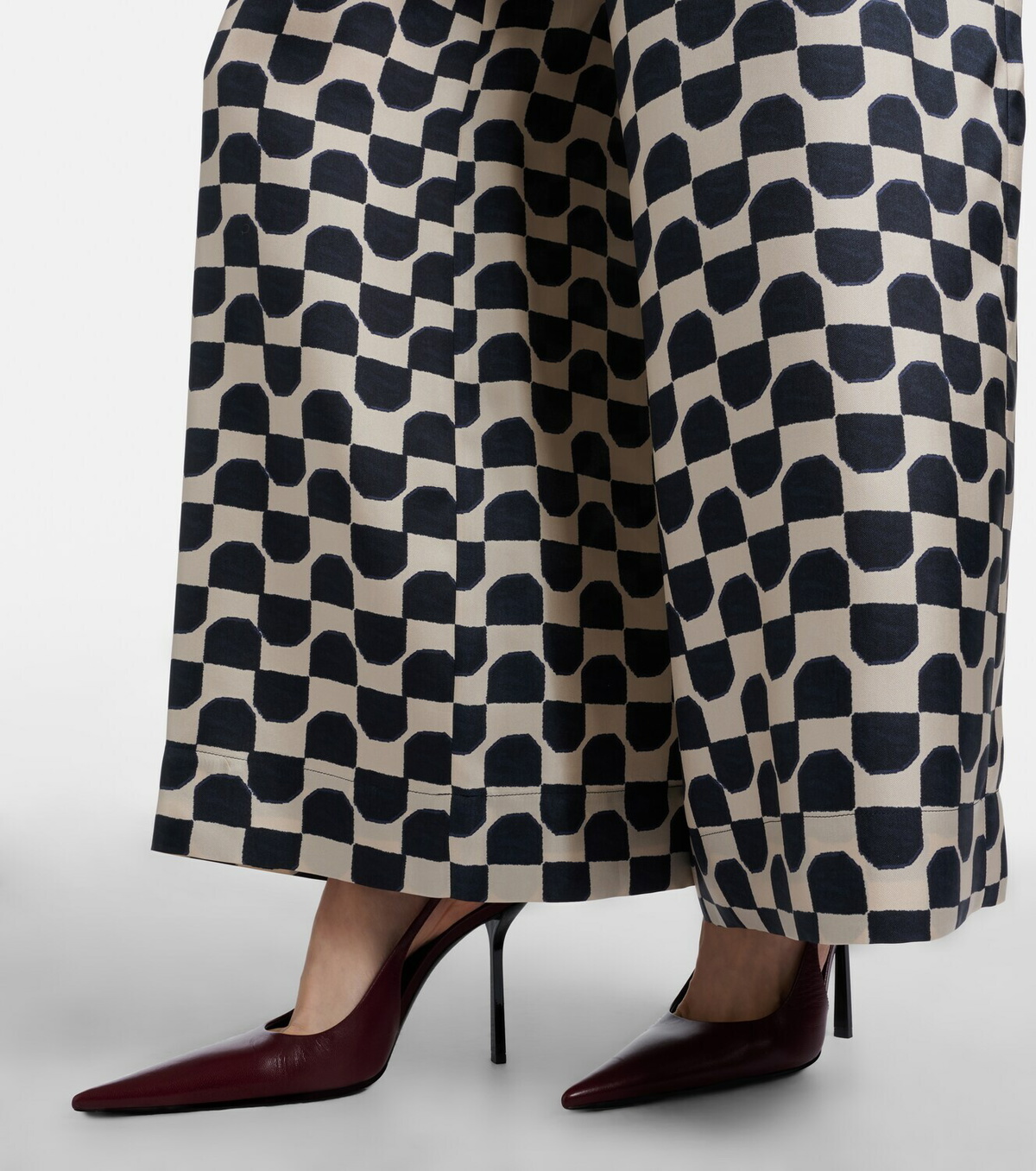 'S Max Mara Ronchi printed silk jumpsuit