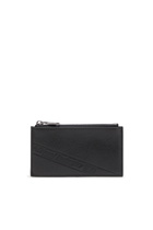 Diesel Leather card holder with zip closure - Card cases Mens in Black