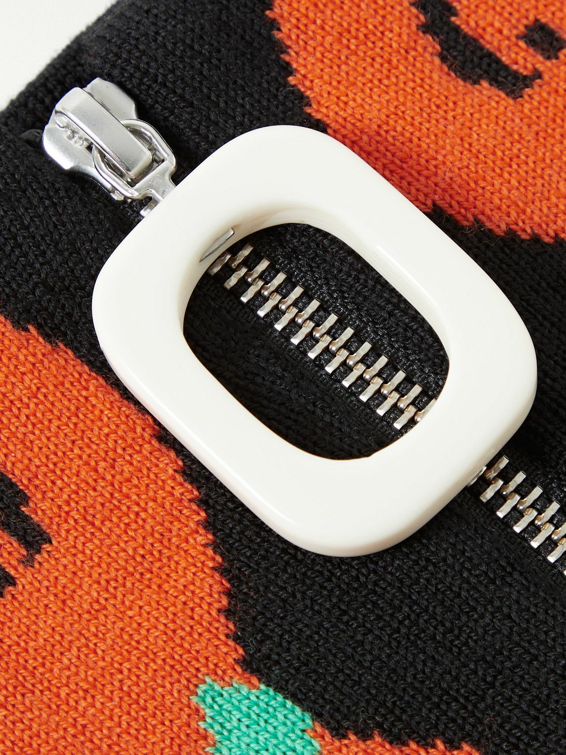 JWANDERSON ネックバンド　美品 JW Anderson - Jacquard-Knit Wool Zip-Up Snood JW Anderson