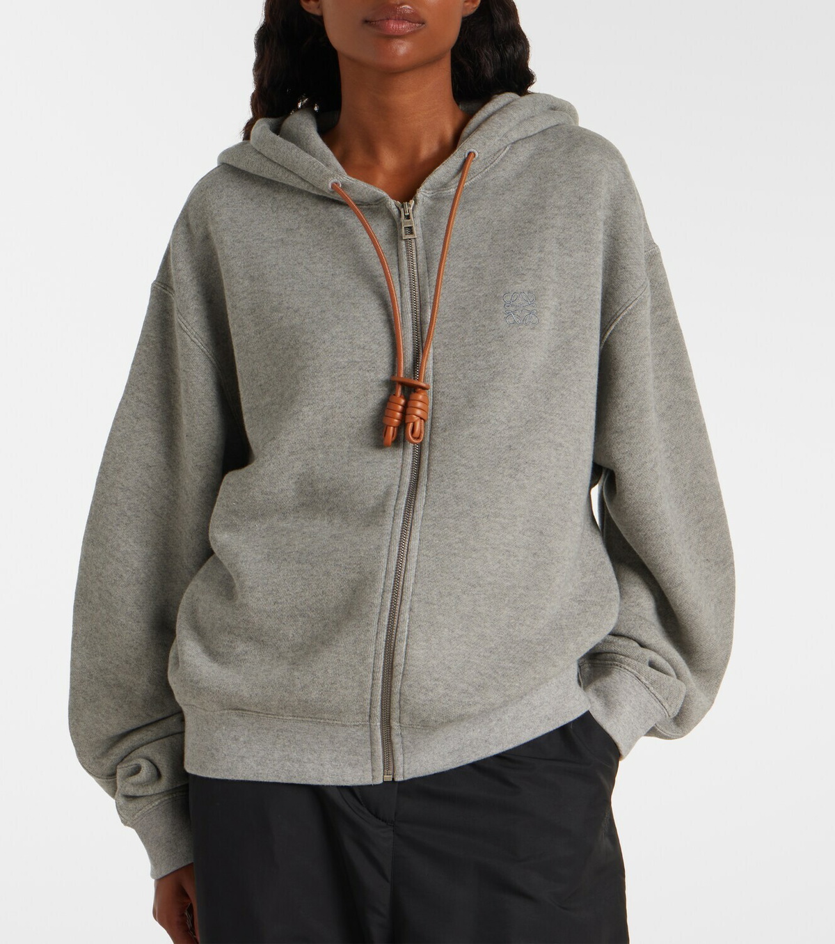Loewe Flamenco cotton and cashmere hoodie