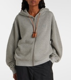 Loewe Flamenco cotton and cashmere hoodie