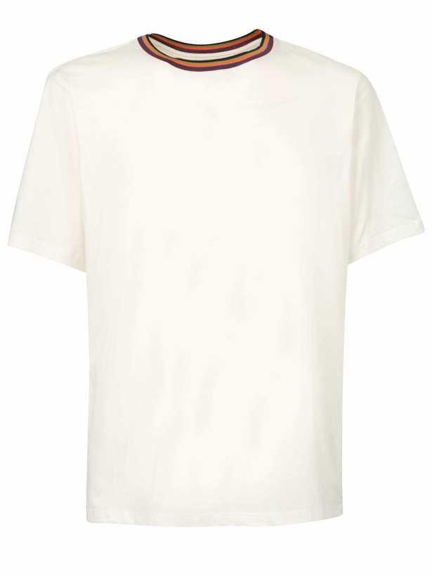 Photo: Paul Smith Stripe-detail T-shirt White