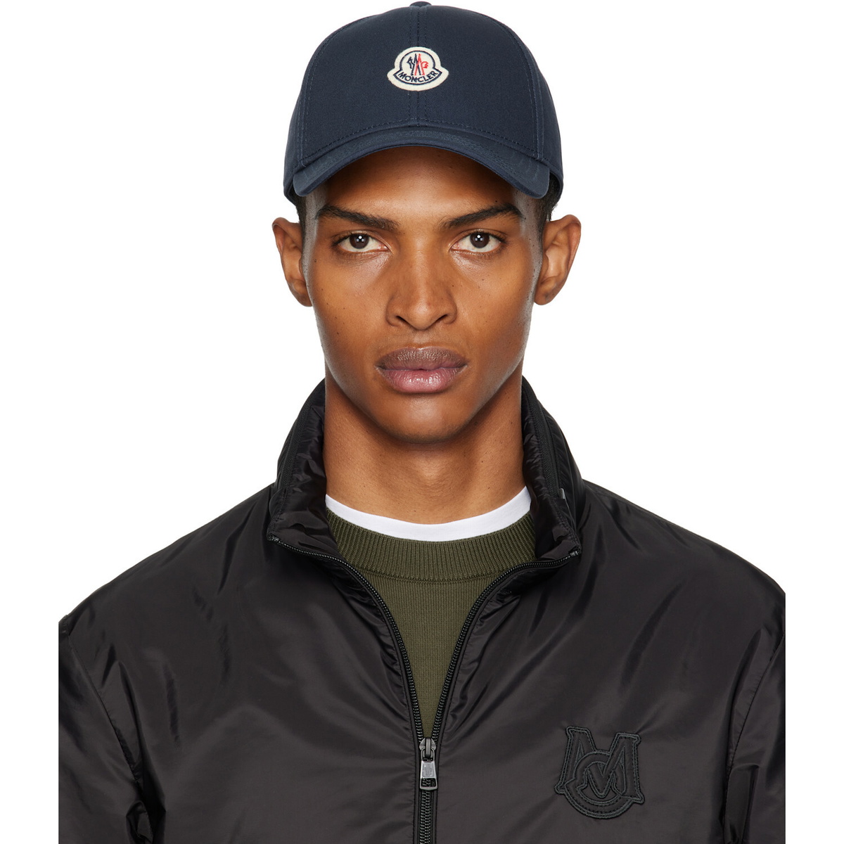 Moncler Navy Archivio Baseball Cap Moncler