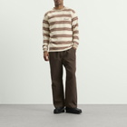 Bound Men's Stripe Long Sleeve T-Shirt in Latte
