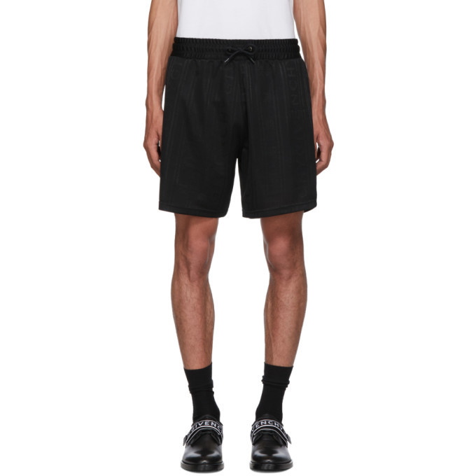 Photo: Givenchy Black Jacquard Shorts