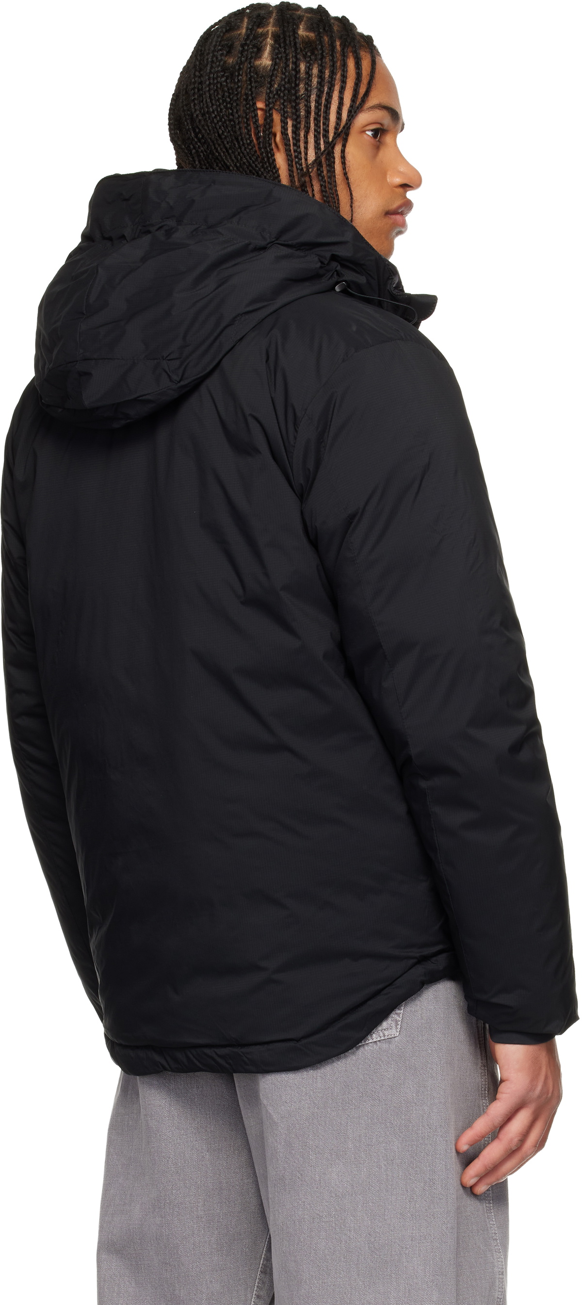Canada Goose Black 'Black Label' Lodge Hooded Down Jacket