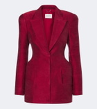 Magda Butrym Silk blazer dress