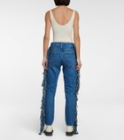 Alanui - High-rise fringed jeans