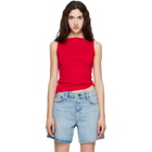 FLORE FLORE Red Timmi Tank Top