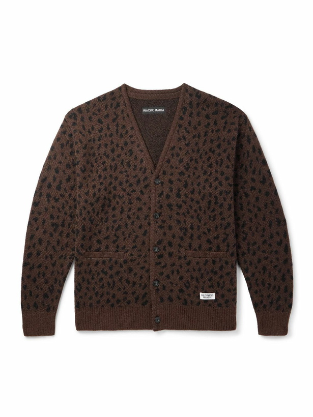 Photo: Wacko Maria - Leopard-Print Woven Cardigan - Animal print