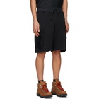 Stone Island Shadow Project Black Mesh Pocket Shorts